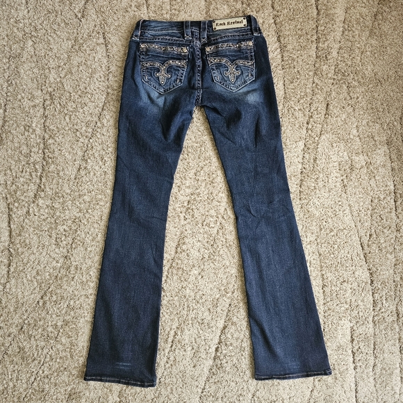 Rock Revival Jazlyn Bootcut Jeans Size 27 - Picture 6 of 8